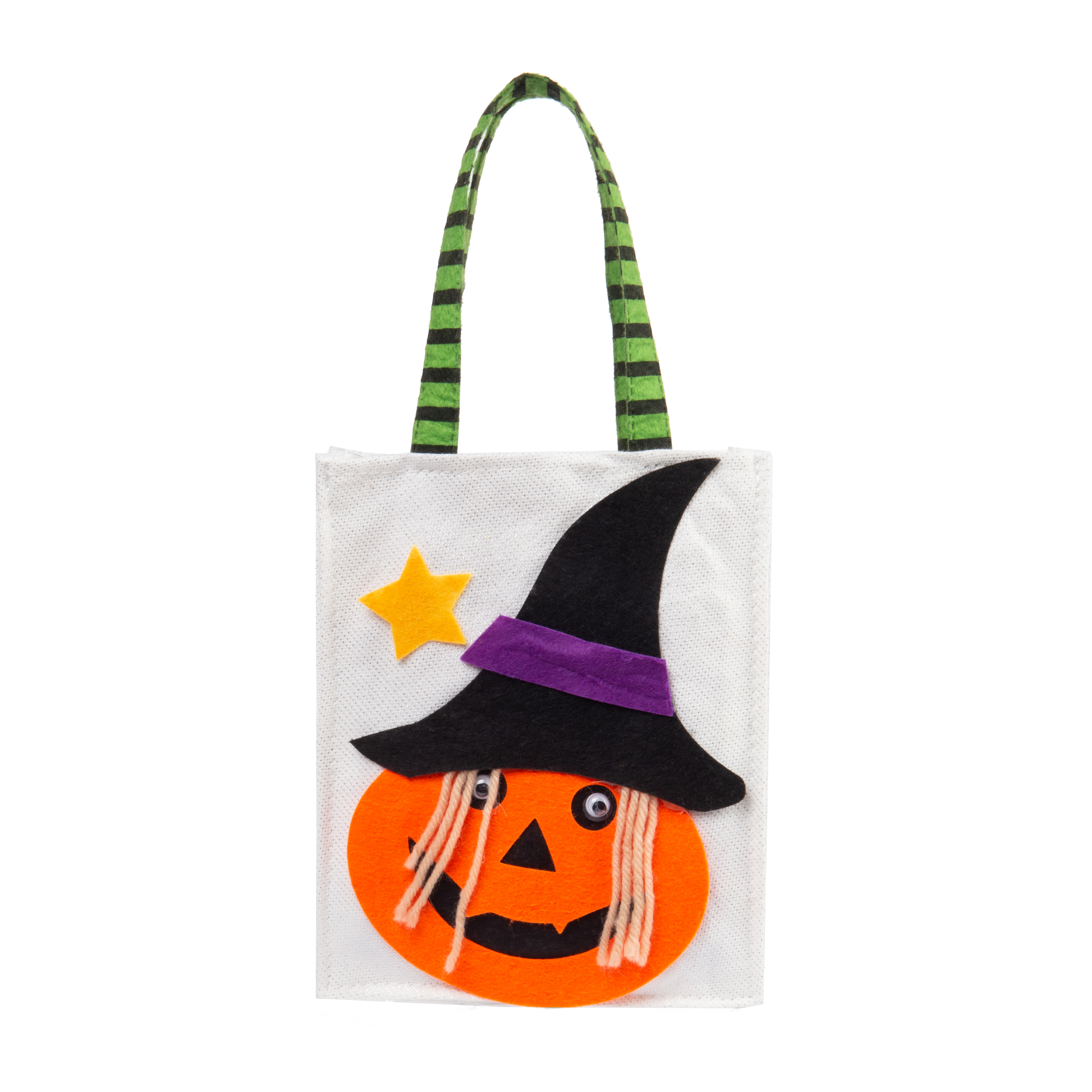 Personalised Halloween Tote Bags Custom 1 Name Halloween Trick or Treat Candy Bags-Jessemade AU
