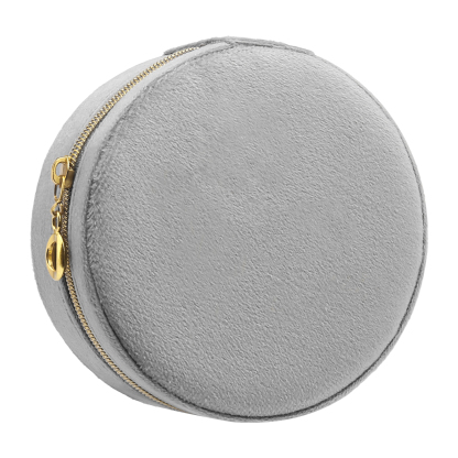 Jewelry Storage Box Travel Jewelry Box Grey/Pink/Green Circle Box Gifts for Ladies Girls-Jessemade AU