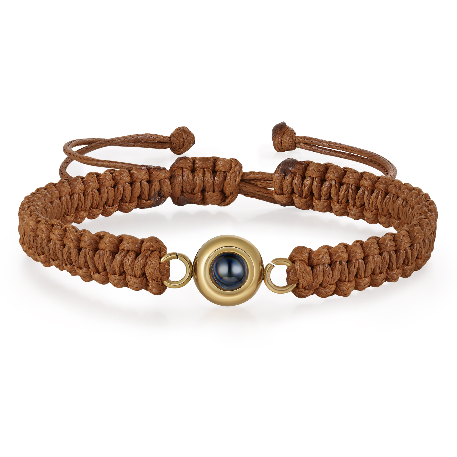 Personalised Projection Weave Bracelet Custom Colourful Photo Bracelet Adjustable Bracelet Personalised Gift for Couples-Jessemade AU