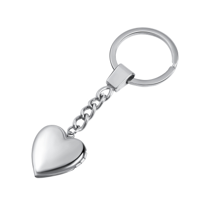 Personalised Photo Keychain Custom 2 Photos Gifts For Him-Jessemade AU