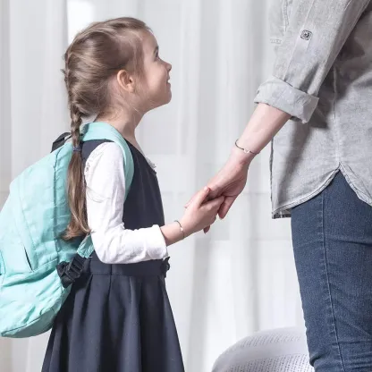 Mother and Daughter Love Heart Bracelet Set Back To School Gift Adjustable String Bracelet-Jessemade AU