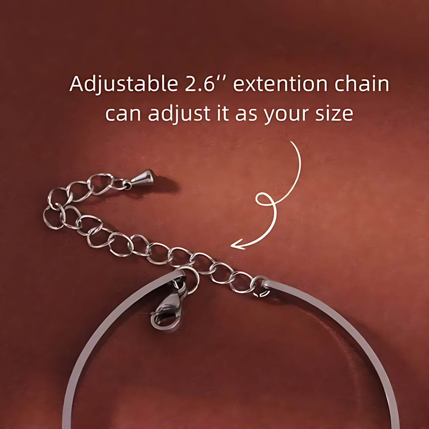 To My Daughter Love Knot Bracelet Adjustable Bracelet Gifts for Her - I Can Promise That I'll Love You For The Rest Of Mine-Jessemade AU