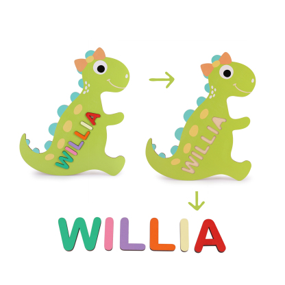 Customised Kid's Wooden Name Puzzle Toy for Toddlers Early Learning Child Toy-Jessemade AU