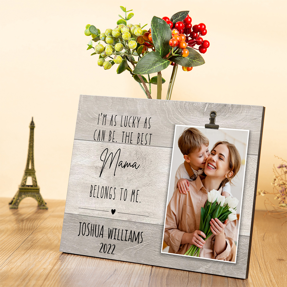 Personalised Picture Board Customised Photos Keepsake Wood Signs Photo Frame Gifts For Mother-Jessemade AU