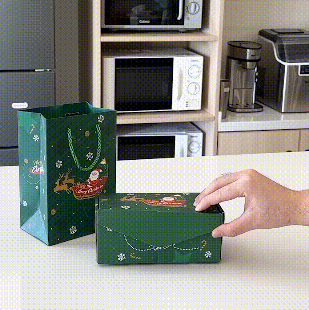 Christmas Surprise Gift Box Bounce Gift Box Pop-Up Box Green