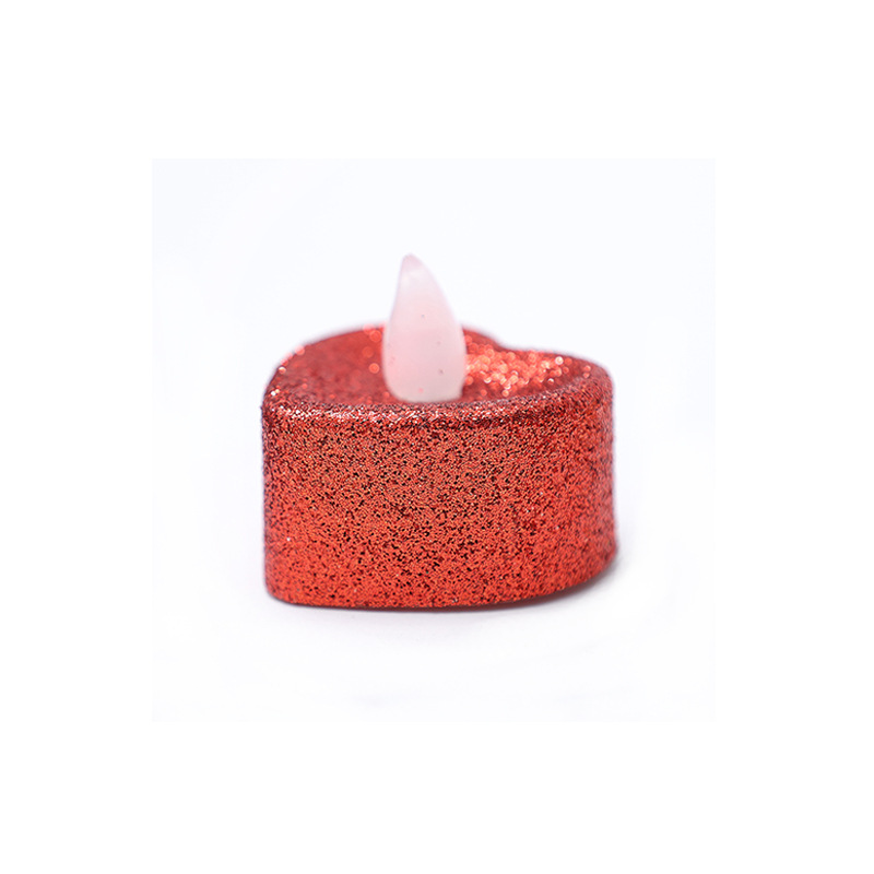 Electronic Candle Heart-Shaped Night Light LED Romantic Decorations-Jessemade AU