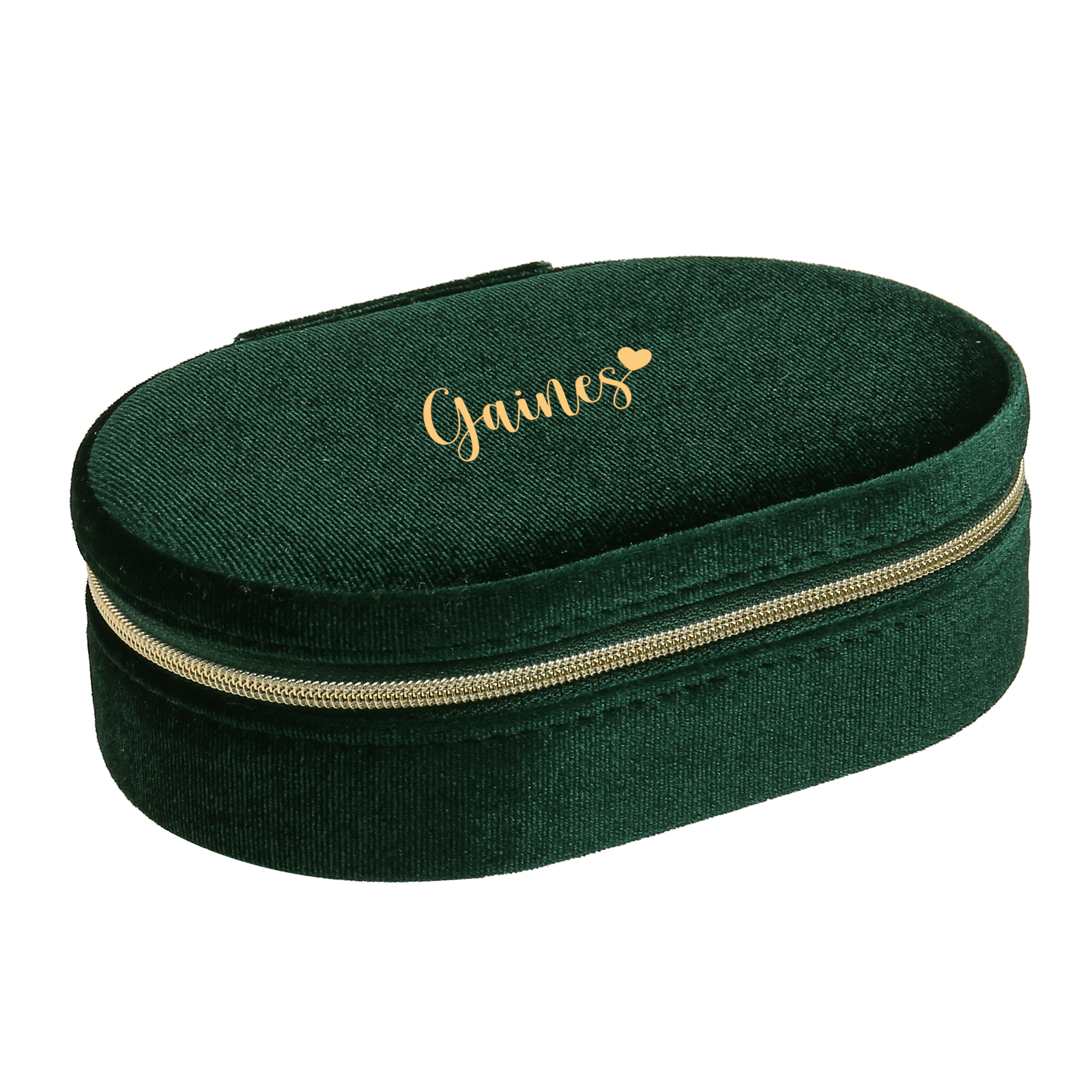 Personalised Name Jewelry Storage Box Zipper Custom Travel Jewelry Box Gifts for Ladies Girls-Jessemade AU