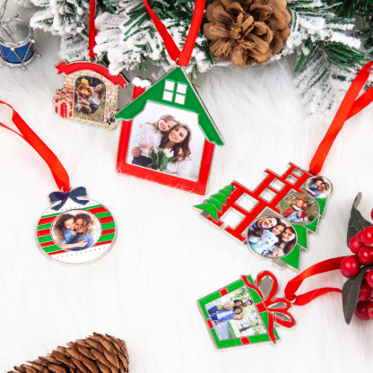 Personalised Photo Christmas Ornament Custom photos Gifts for Family-Jessemade AU