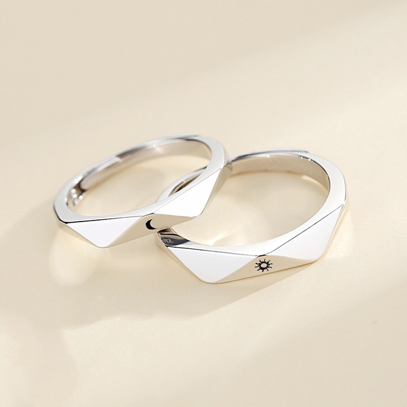 Couple Matching Ring Love Style Sun And Moon Rings Valentines Day Gifts 2023 for Women Men-Jessemade AU