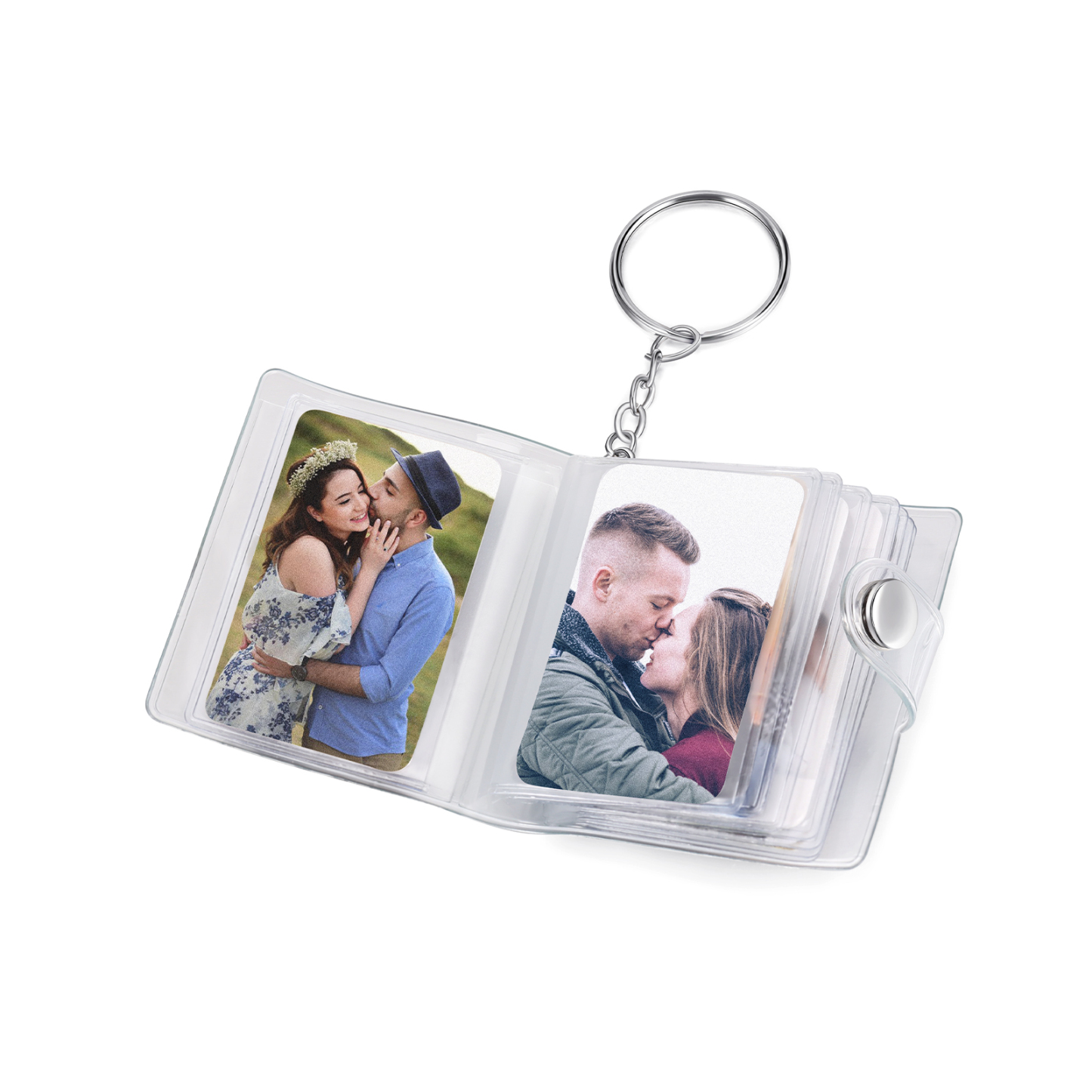 Personalised Mini Photo Album Keychain Custom 10 Photos Keychain Scrapbook  Romantic Gifts-Jessemade AU