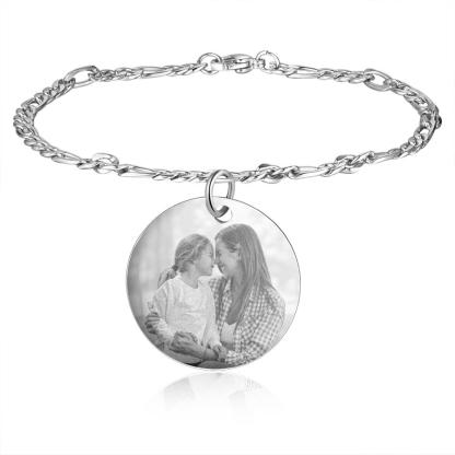 Personalised Photo Bracelet Custom  Birthflower Bracelet Memorial Gifts For Her-Jessemade AU