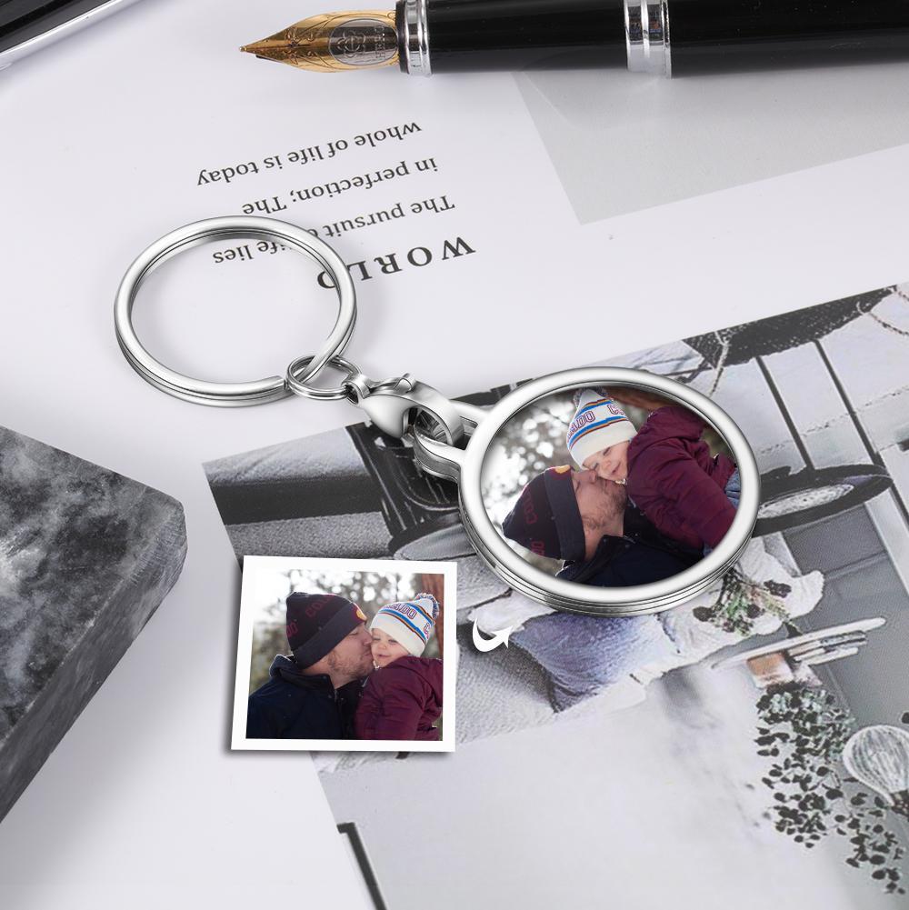 Personalised Keychain Engraved Photo Keychain Gifts For Him-Jessemade AU