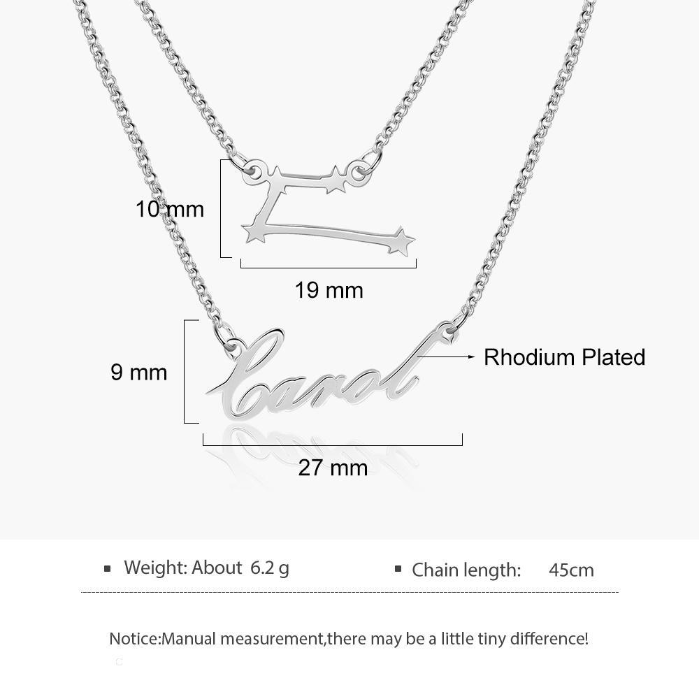 Personalised Necklace Custom 1 Name Necklace Gift For Her-Jessemade AU