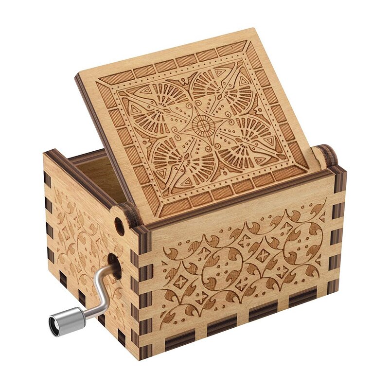 To My Dear Mom-Exquisite Wooden Music Box From Son To Mom-Jessemade AU