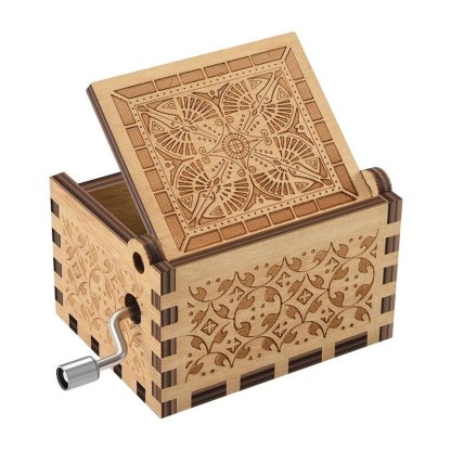 To My Dear Mom-Exquisite Wooden Music Box From Son To Mom-Jessemade AU