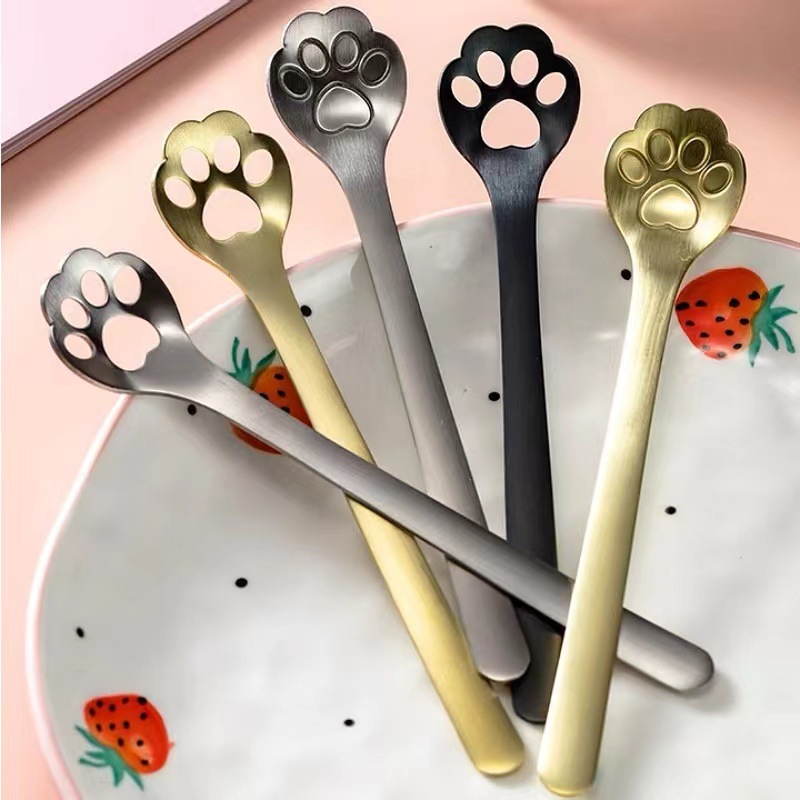 Cat Paw Spoon Stainless Steel Spoon Cute Family Gifts-Jessemade AU