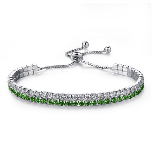 Cubic Zirconia Tennis Bracelet For Women-Jessemade AU