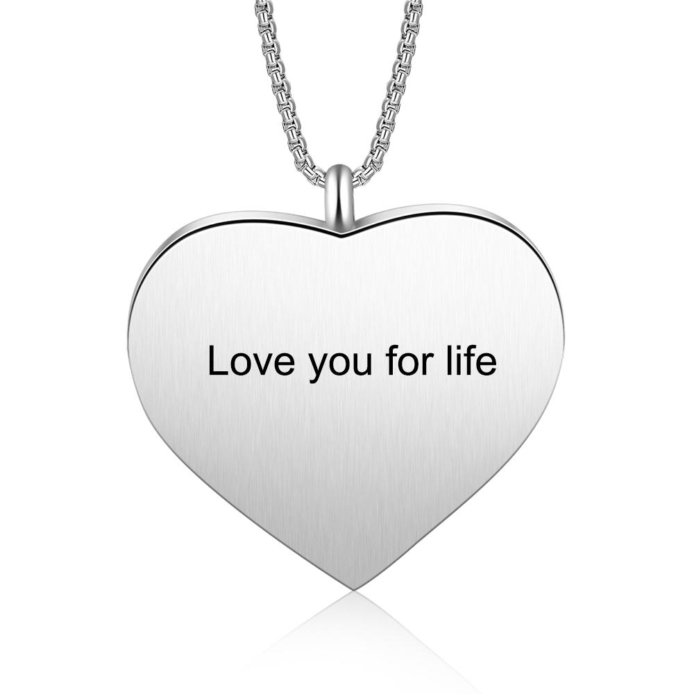 Personalised Heart Photo Necklace Custom Picture Necklace Gifts For Her-Jessemade AU