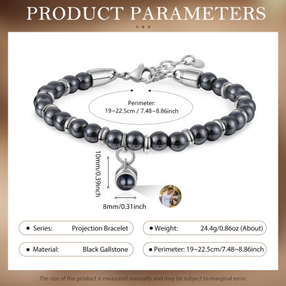 Personalised Projection Bracelet Custom Photo Bracelets Adjustable Bracelet Creative Gift for Him/Her-Jessemade AU