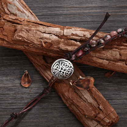 Personalised Multi-loop Stacking Bracelet Round Beads Men's Bracelet Gifts For Him-Jessemade AU