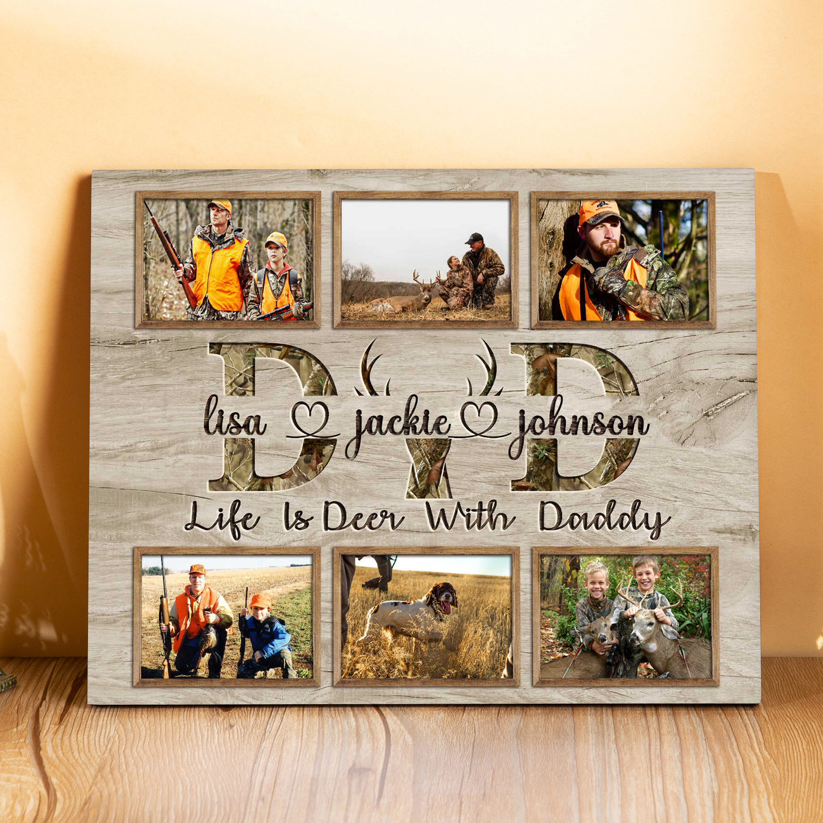 Photo Frame Keepsake Wood Signs Father's Day Gifts-Jessemade AU