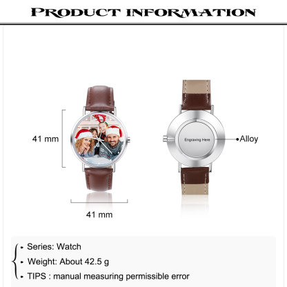 Personalised Photo Watch Custom Picture Watch Gifts For Father-Jessemade AU