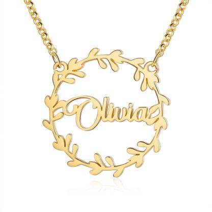 Personalised Necklace Custom 1 Name Necklace Gift For Women-Jessemade AU