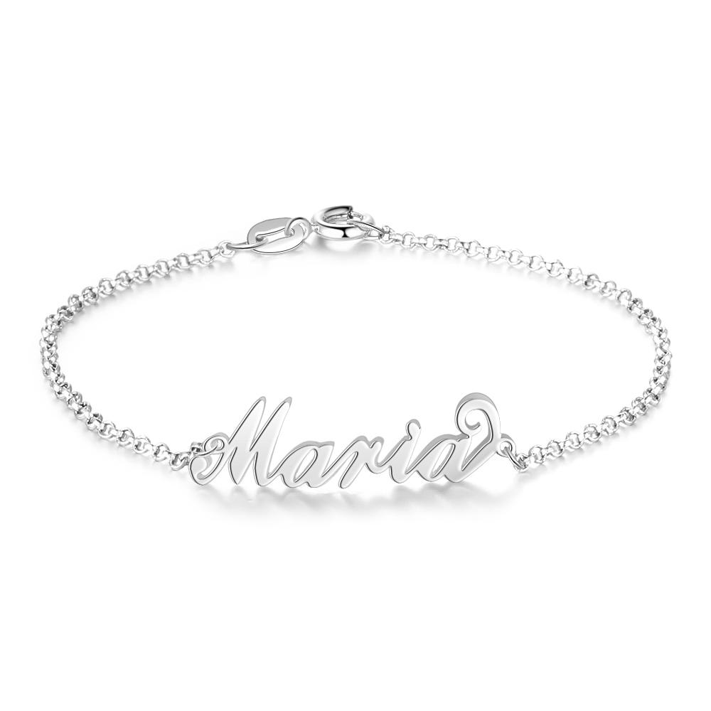 Personalised Bracelet Custom 1 Name Bracelet Gift For Women-Jessemade AU