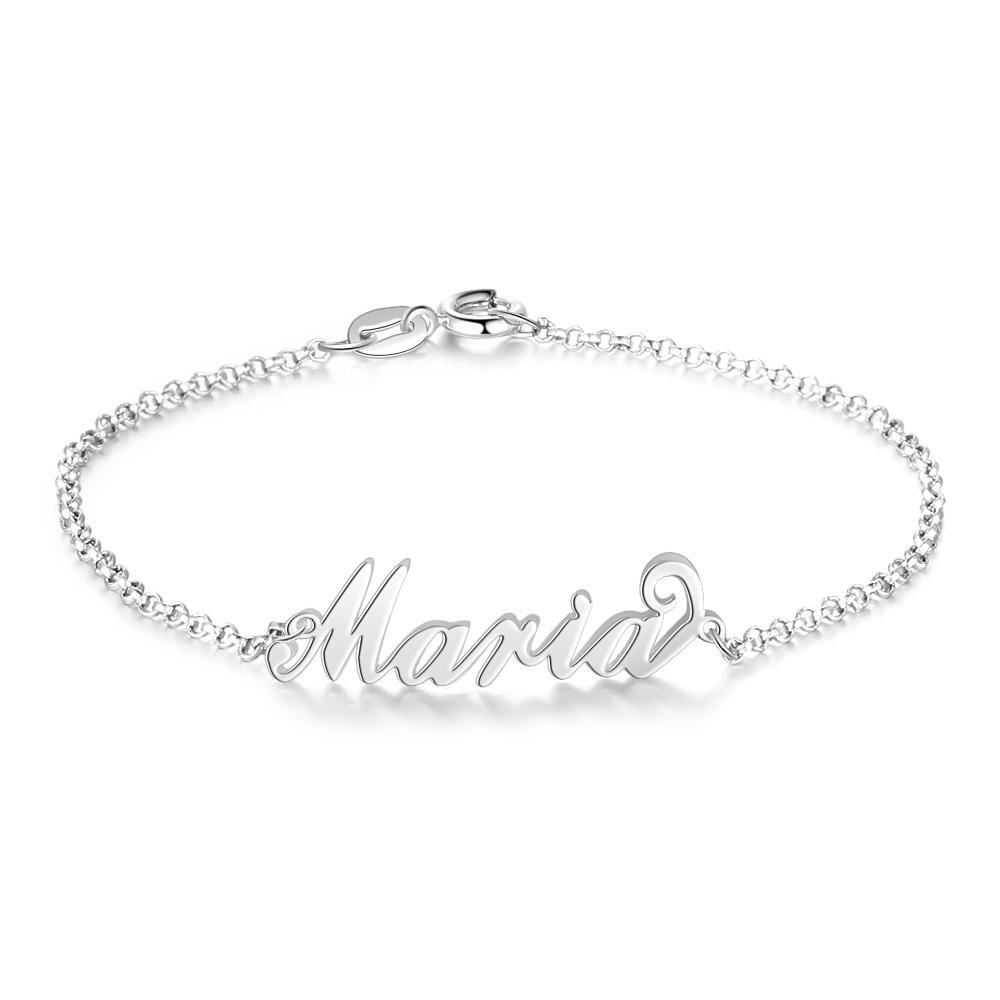 Personalised Bracelet Custom 1 Name Bracelet Gift For Women-Jessemade AU