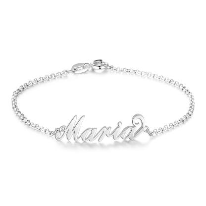 Personalised Bracelet Custom 1 Name Bracelet Gift For Women-Jessemade AU