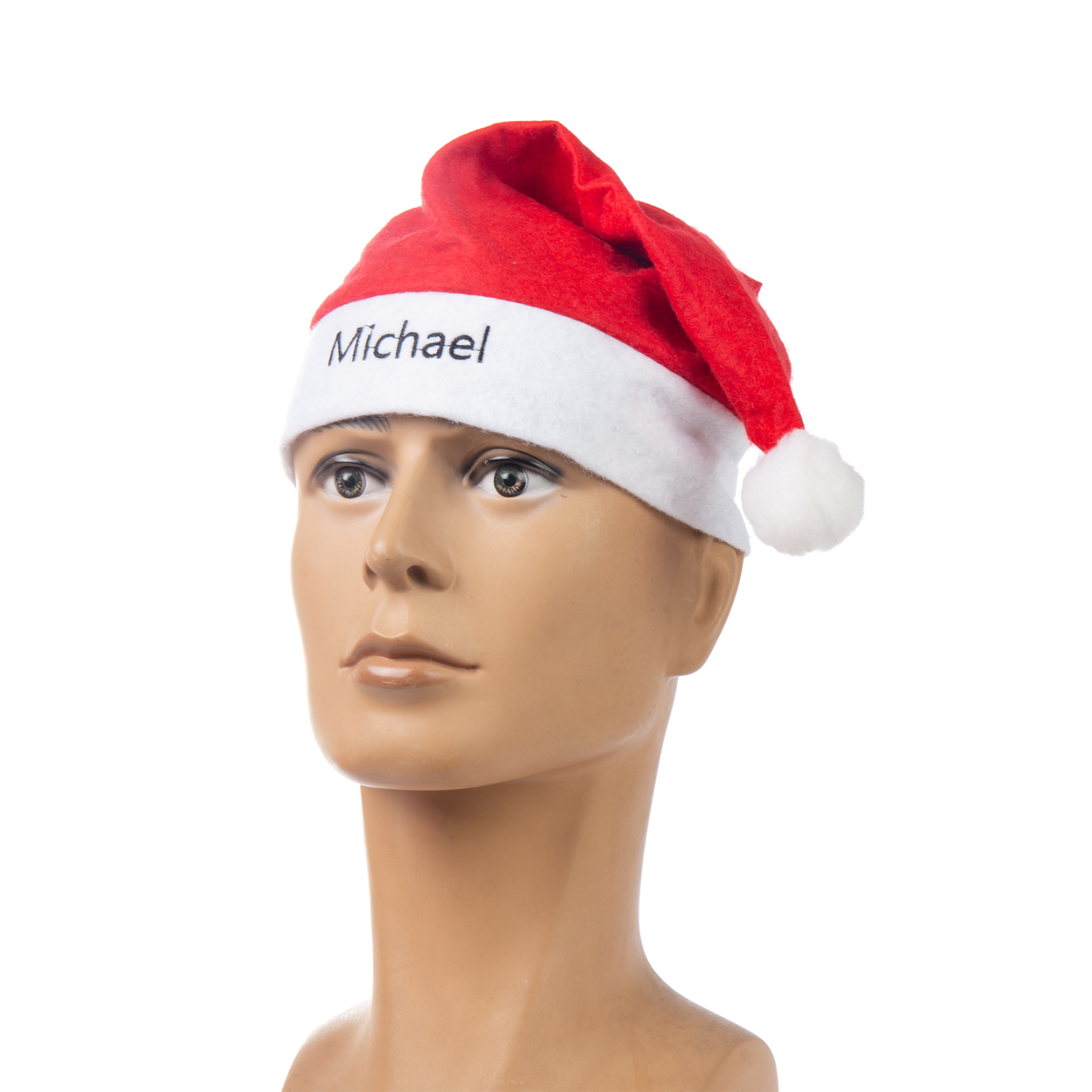 Santa Hat Needlepoint Christmas Hat Personalised Name Gifts for Family-Jessemade AU