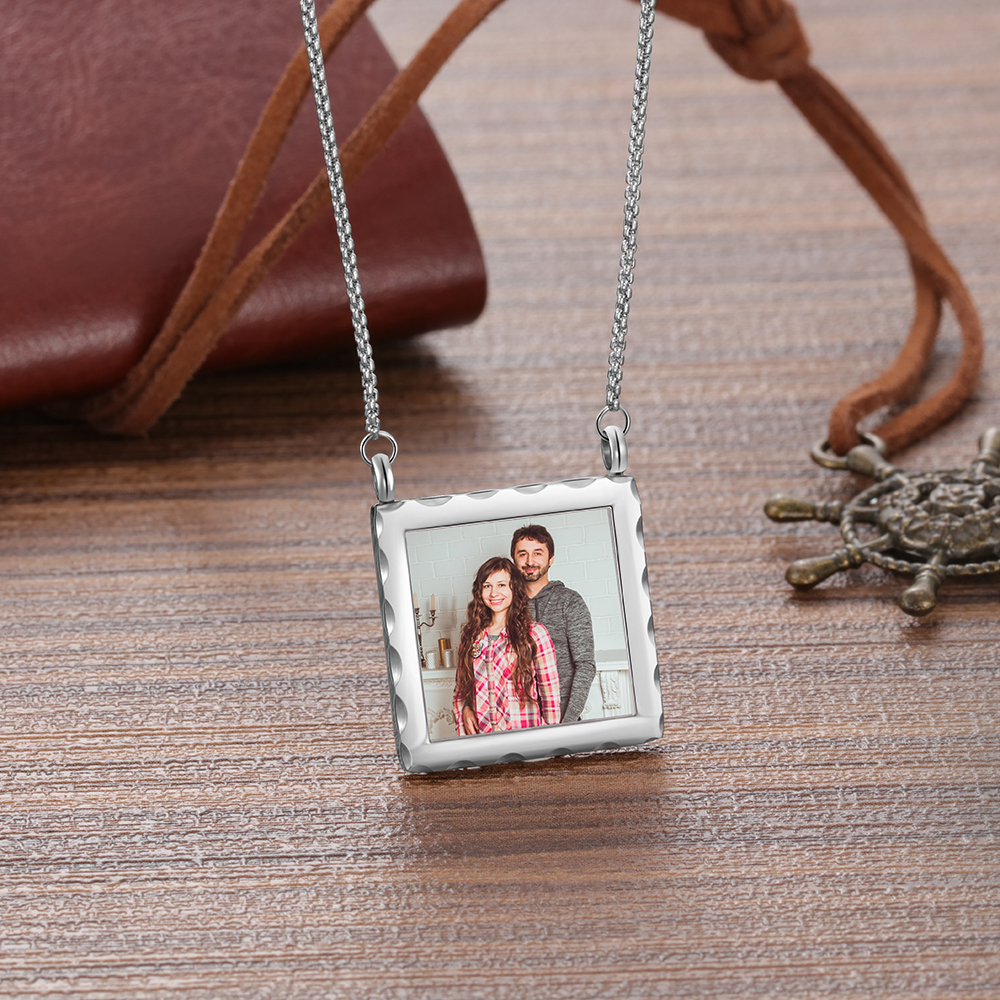 Personalised Photo Necklace Custom Picture Necklace Message Gifts For Her-Jessemade AU