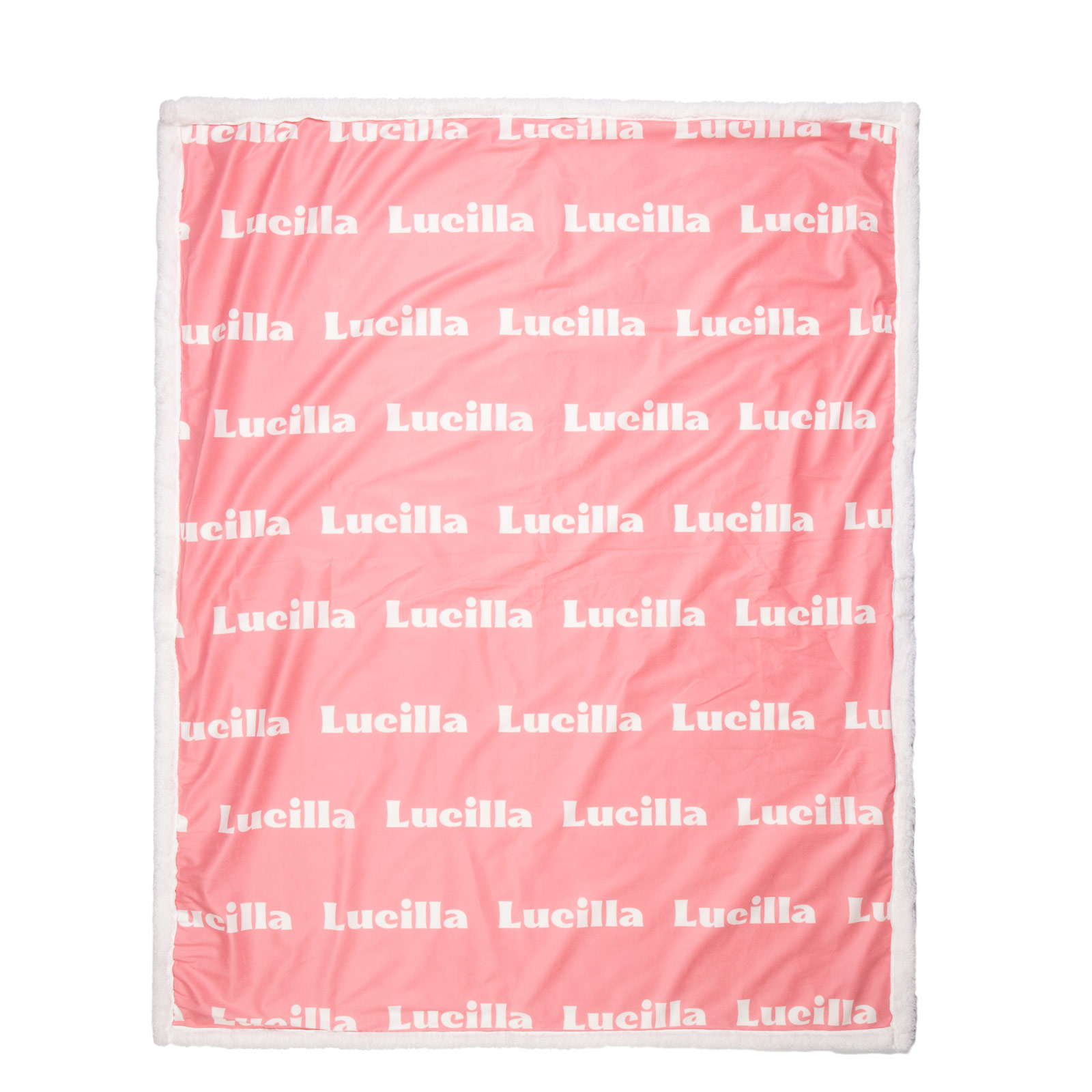Personalised Name Pink Blanket Engrave Name Gifts For Baby Girl-Jessemade AU