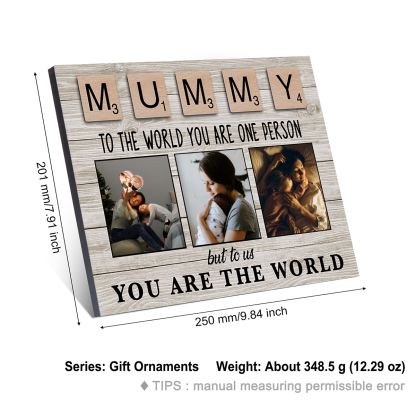 To My Mummy Personalised Picture Board Customised Photos Keepsake Wood Signs Photo Frame Gifts For Mother-Jessemade AU