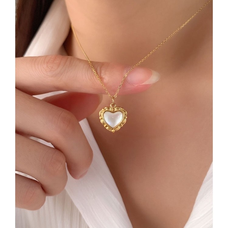 Heart Necklace for Women Girls-Jessemade AU