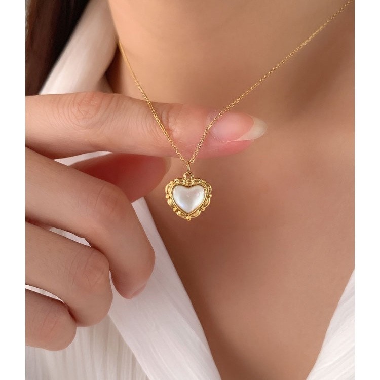 Heart Necklace for Women Girls-Jessemade AU