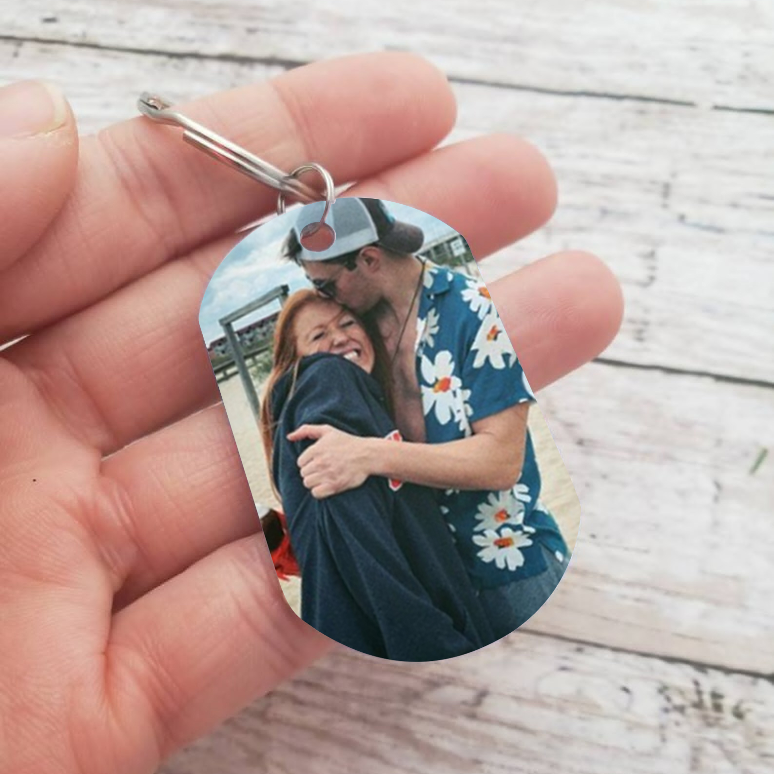 Personalised Photo Keychain Custom 1 Name Keychain - You're My Favourite Asshole - Valentine's Day Gifts for Him-Jessemade AU