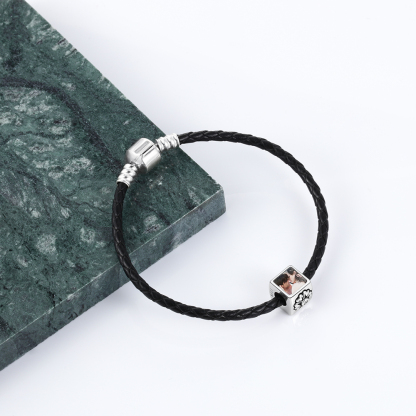 Personalised Photo Beads, Custom Bracelet Necklace Accessories Gifts For Him-Jessemade AU