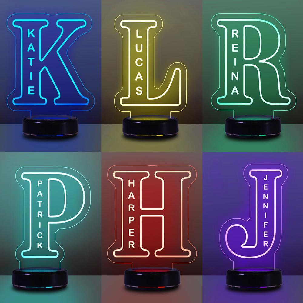 Custom Letter Neon Night Light-Jessemade AU