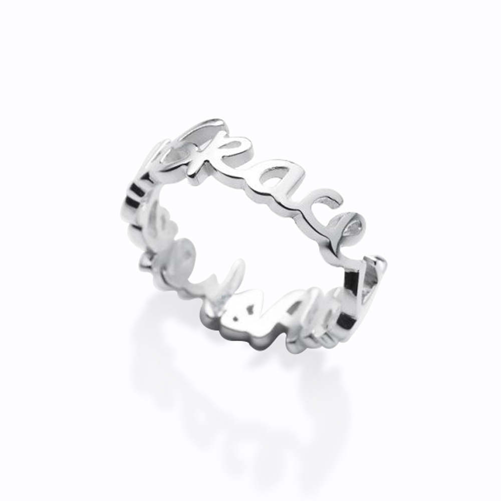 Personalised Name Ring Custom 2 Names Ring Gifts For Her-Jessemade AU