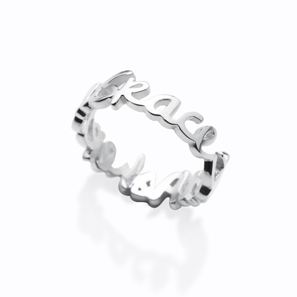 Personalised Name Ring Custom 2 Names Ring Gifts For Her-Jessemade AU