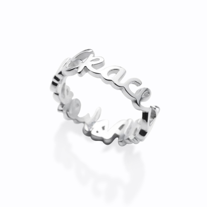 Personalised Name Ring Custom 2 Names Ring Gifts For Her-Jessemade AU