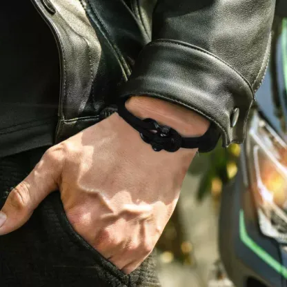 Love Knot Bracelet Nautical Bracelet "hold this close to feel my love" for Daughter and Son-Jessemade AU