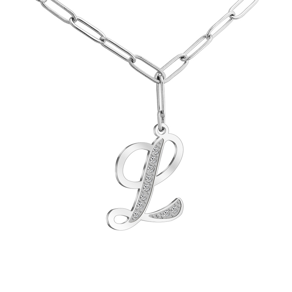 Personalised 1 Letter Women's Necklace Alphabet Necklace-Jessemade AU