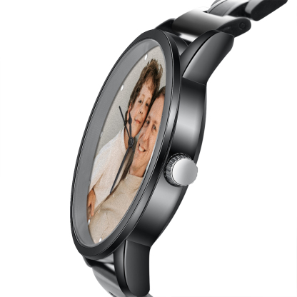 Personalised Photo Watch Custom 1 Photo Watch Band Mechanical Watch Gifts for Him-Jessemade AU