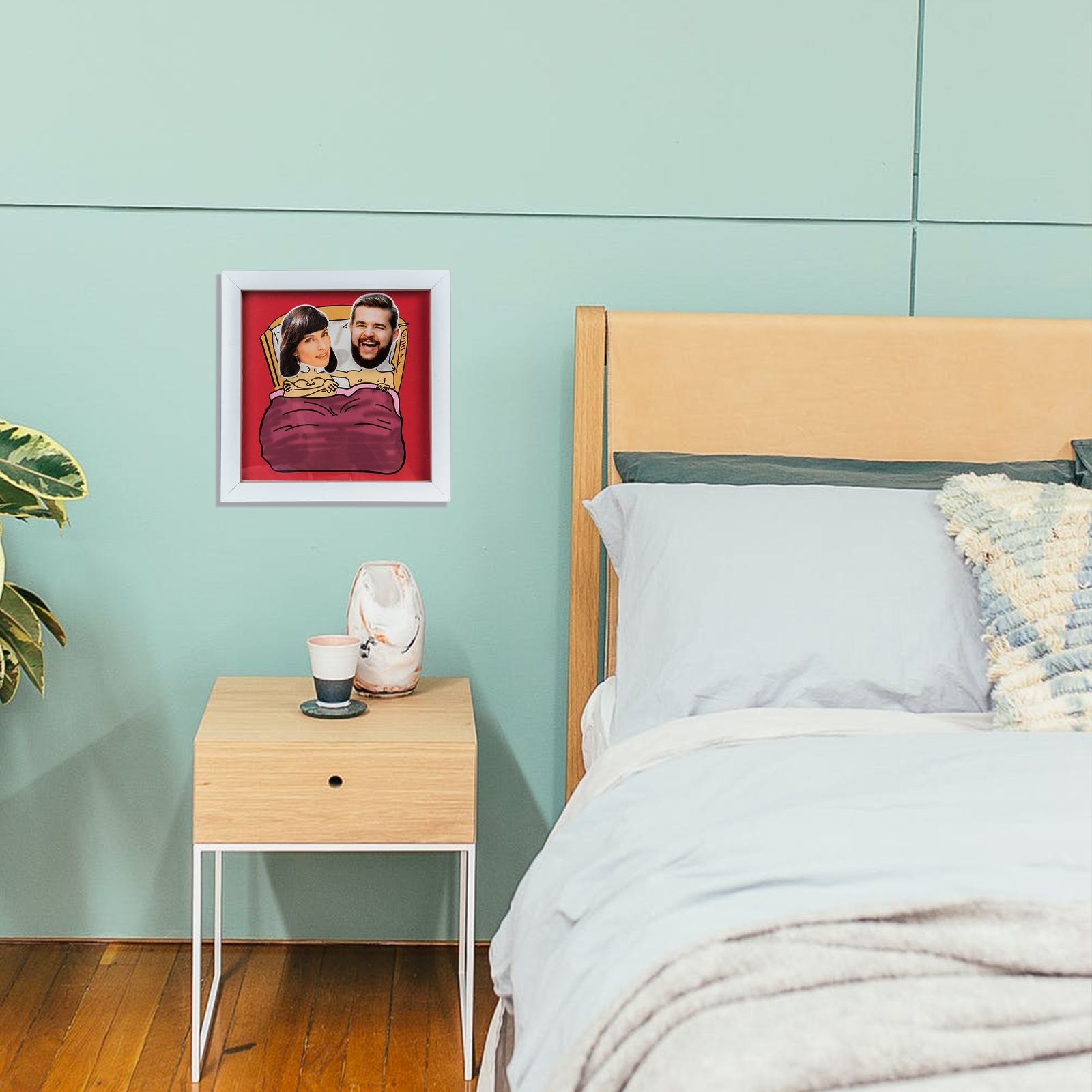 Personalised Funny Couple Stereo Photo Frame-Jessemade AU