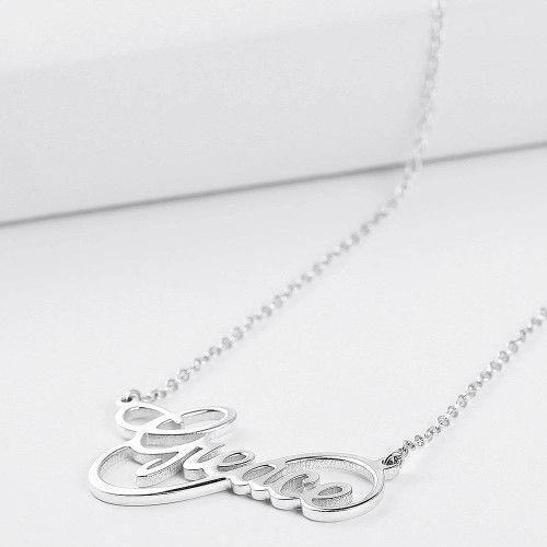 Personalised Necklace Custom 1 Name Necklace Gift For Women-Jessemade AU
