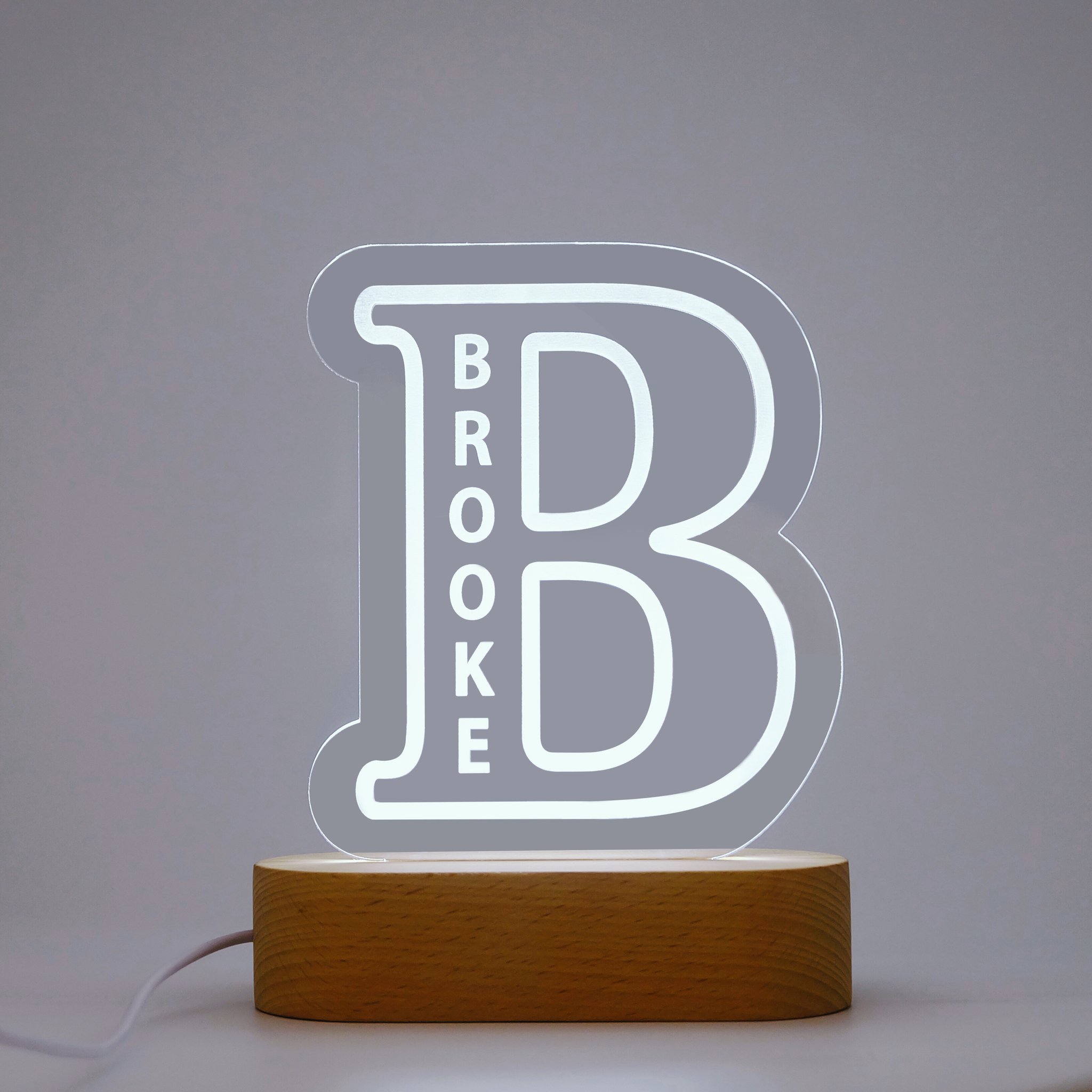 Personalised Letter Neon Night Light-Jessemade AU