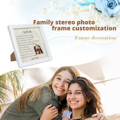 Personalised Photo Custom Name LED Night Light Picture Frame-Jessemade AU