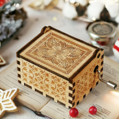 To My Wife-Exquisite Wooden Music Box From Husband To Wife-Jessemade AU